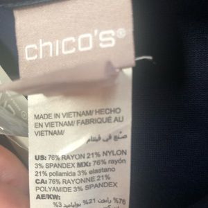 Chico’s so slimming Juliet pants NWT sz 12(Chico 2